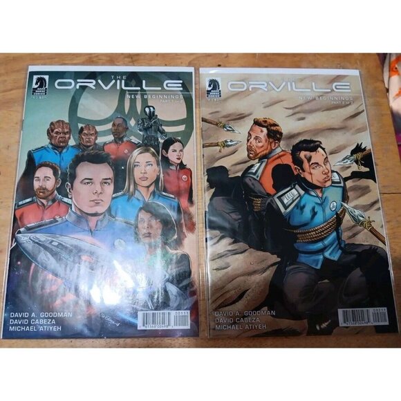 Comic Books The Orville #1 & #2 New Beginings Part 1 And 2 Set Run - Picture 1 of 5